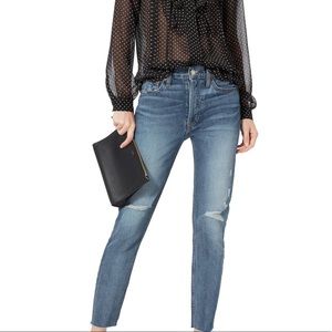 BRAND NEW RE/DONE High Rise Destroyed Ankle Crop